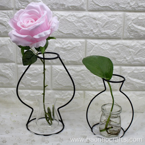 transparent hydroponic flower vase decoration ornaments